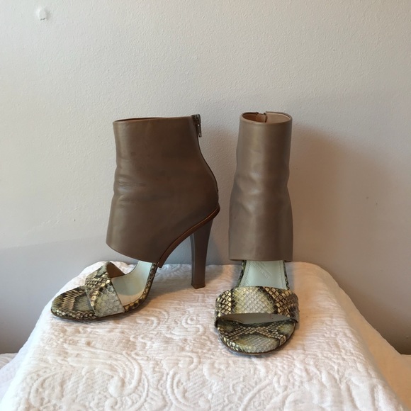 MAISON MARTIN MARGIELA Python Ankle Sandal Bootie - Picture 3 of 8